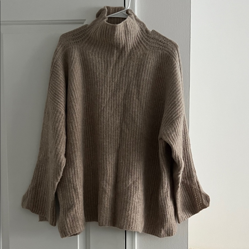 3.1 Phillip Lim Taupe Turtleneck Sweater